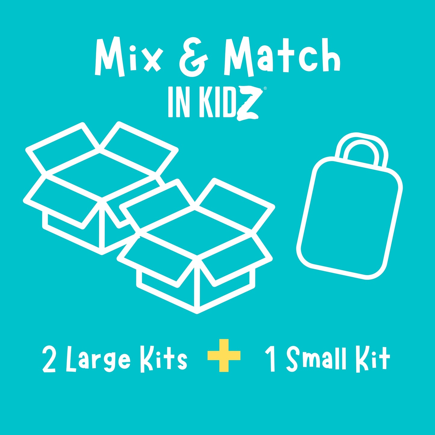 Mix and Match: 2 Large and 1 Small Kit