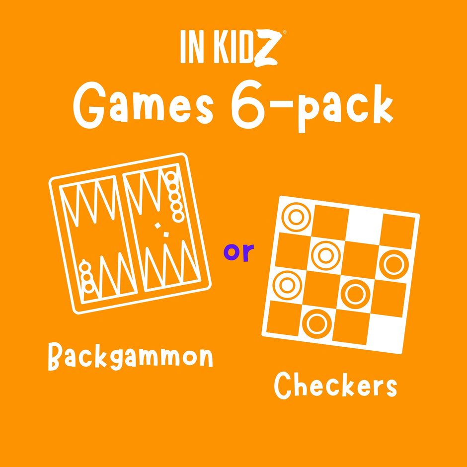 6 pack of Backgammon or Checkers